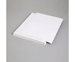 Class A Laser Labels for Round Blisters, White