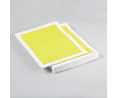 Class A Laser Labels for Round Blisters, Yellow
