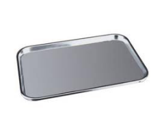 Meal Tray, 21" x 16" Stainless Steel
