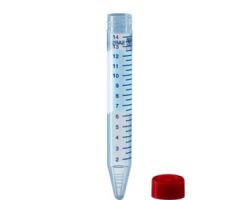 Screw cap tube, 15 ml, PS, with print