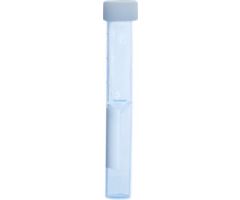 Screw cap tube, 3.5 ml, conical false bottom, flat tube bottom, PP, cap assembled