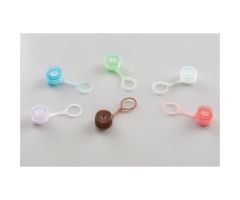 2.0 mL Self-Standing Vials, Natural Color Caps, External Thread, with Sealing Ring, Sterile, 50/pk, 500/box, 2000/cs