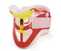 Extrication Cervical Collar Wizloc Preformed Pediatric / Adult One Size Fits Most One-Piece / Trachea Opening 7 Inch Height 27 Inch Length