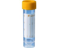 Screw cap tube, 25 ml, PP, with paper label 63.9922.254