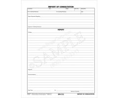 Report of Consultation Form 63