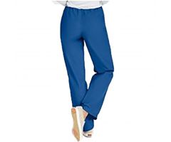 AngelStat Reversible Scrub Pants without Pockets, Medline-Style Color Coding, Misty, Size XS