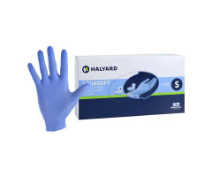 Gloves Exam Aquasoft Powder-Free Nitrile Small Blue 300/Bx, 10 BX/CA, 6430402BX