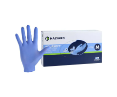 Gloves Exam Aquasoft Powder-Free Nitrile Medium Blue 300/Bx, 10 BX/CA, 6430403BX