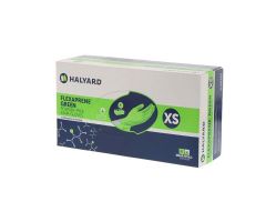 Flexaprene Green Chloroprene Exam Gloves X-Small Green Non-Sterile, 200/Box