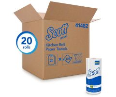 Scott Perforated Towel Roll Disposable Paper 1 Ply 11 in x 8.8 in White 20/Ca