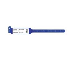 Sentry LabelBand Bar Code Wristband Polyester Blue Adult 500/Bx