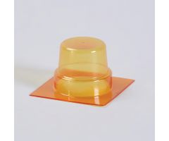 EZ Grid Class A Round Blisters, Large, PVdC, Amber