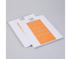 EZ Grid Class A Laser Labels for Slot Blisters, Orange
