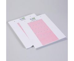 EZ Grid Class A Laser Labels for Slot Blisters, Pink