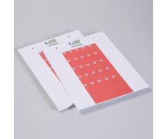 EZ Grid Class A Laser Labels for Slot Blisters, Red
