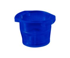 Cap, blue, suitable for tubes