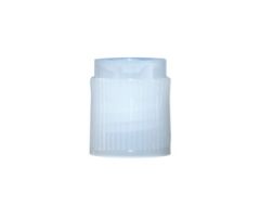 Screw cap, HD-PE, natural, for tubes