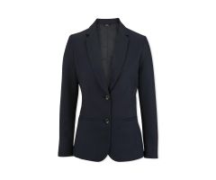 Women's Synergy Washable Blazer with Longer Length, Navy, Size 14 Regular