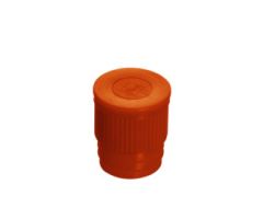 Push cap, orange suitable for tubes  16-17 mm