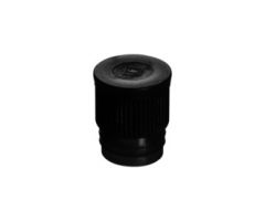 Push cap, black suitable for tubes  16-17 mm
