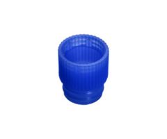 Push cap, blue suitable for tubes  13 mm