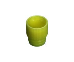 Push cap, yellow suitable for tubes  13 mm