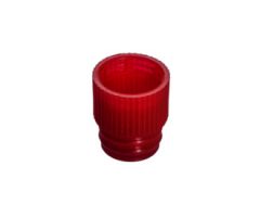 Push cap, red suitable for tubes  13 mm