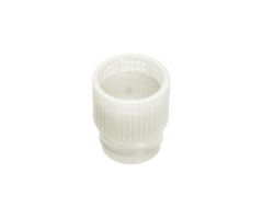 Push cap, white suitable for tubes  13 mm