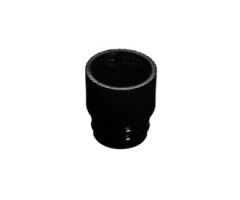 Push cap, black suitable for tubes  13 mm