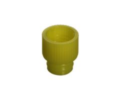Push cap, yellow suitable for tubes  12 mm
