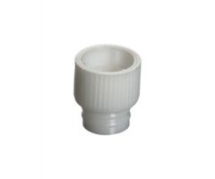 Push cap, white suitable for tubes  12 mm