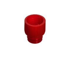 Push cap, red suitable for tubes  12 mm