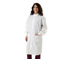 ASEP Unisex Antistatic Lab Coat, White, Size M