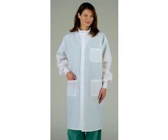 ASEP Unisex Barrier Lab Coat, White, Size M