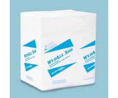 Task Wipe WypAll X60 Light Duty White NonSterile Cellulose / Polypropylene 12-1/2 X 13 Inch Limited Reuse