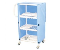 Linen Cart 75 lbs. per Shelf Weight Capacity 3 Shelves, 12 Inch Spacing 20 X 25 Inch