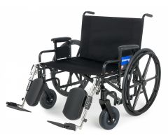 W/C Fixed Back 28W20D Dsk Elr Gendron Bariatric 700Lbs Capacity