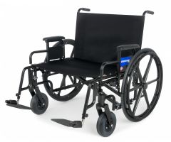 W/C Fixed Back 28W20D Full Elr Gendron Bariatric 700Lbs Capacity