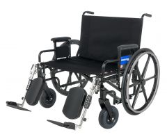 W/C Fixed Back 32W22D Full D-Ftr Gendron Bariatric 700Lbs Capacity