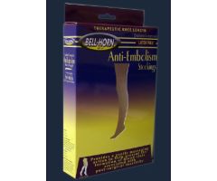 Anti embolism Stocking Bell Horn Knee High Large Beige Closed Toe
