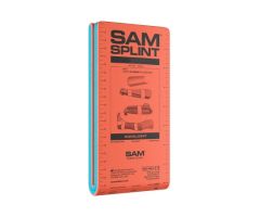 Sam Splint General Purpose Splint Moldable Splint Foam / Aluminum Orange / Blue 4 X 18 Inch