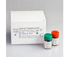 Diabetes Management Test Control Kit Liquid QC HbA1c / Total Hemoglobin 2 Levels 3 X 2 X 0.5 mL