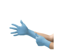MICROFLEX Versatility Nitrile Exam Gloves Large Light Blue Non-Sterile 100/Bx