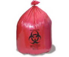 Infectious Waste Bag Colonial Bag 40 - 45 gal. Red LLDPE 40 X 46 Inch