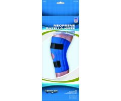 Knee Sleeve Sport-Aid  Large Pull-On / D-Ring / Hook and Loop Strap Closure 15 to 17 Inch Knee Circumference 12-1/2 Inch Length Left or Right Knee