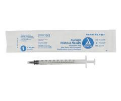 Syringe - Luer Slip, 1 cc, 10/100/cs