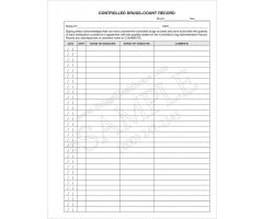 Individual Narcotic Record Book