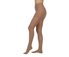 Juzo 2100 15-20 mmHg Sheer Short Pantyhose w/ Open Toe-Size I-Beige