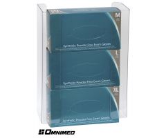 Glove Box Holder Clear PETG Plastic - Triple