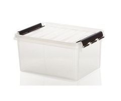 SmartStore Tote W/Lid Clear Ea